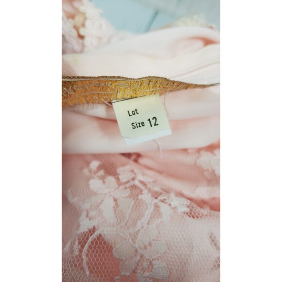 VTG Barbara Chodos Michael Marcella Dress WMNS Sz 12 Drop Waist Flapper Lace 80s - Picture 12 of 12